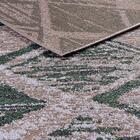 Tapete Para Sala Classic Fiji 15 Creme-verde 1,50x2,00m - J S