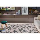 Tapete Para Sala Classic Leaf 51 Cinza 2,00x2,50m - J Serrano