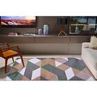 Tapete Para Sala Classic Maiorca 24 Caramelo-verde 3,00x4,00m