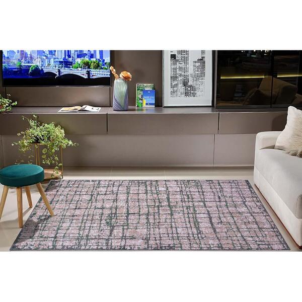 Tapete Para Sala Classic Maldivas 16 Chumbo-verde 1,50x2,00m