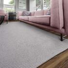 Tapete Para Sala Cotton Texture Cinza 1,60x2,35m - São Carlos