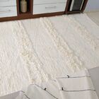 Tapete Para Sala Cru Bordado Boho 1.50x2.00