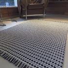 Tapete Para Sala Cru E Preto 1.50x2.00 Bolinha