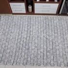 Tapete Para Sala Cru E Preto 1.50x2.00 Felpudo