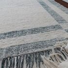 Tapete Para Sala Cru E Verde 2.00x2.50 Felpudo