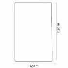 Tapete Para Sala De Estar New Bouclê 2 50x2 50 Chumbo G57 - T