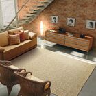 Tapete Para Sala De Estar New Bouclê 2 50x3 00 Palha G57 - Ta