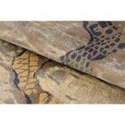 Tapete Para Sala Detalhe Rachado Marrom-bege 3,00x4,00m - São