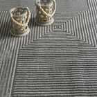 Tapete Para Sala Dixon 06 50x100 Preto E Cinza 7908006051732