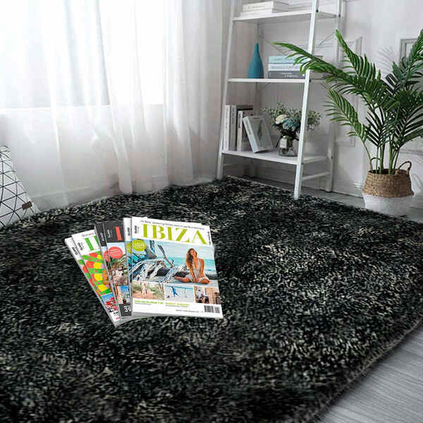 Tapete Para Sala E Escritório Felpudo Cronos 200x240cm Macio