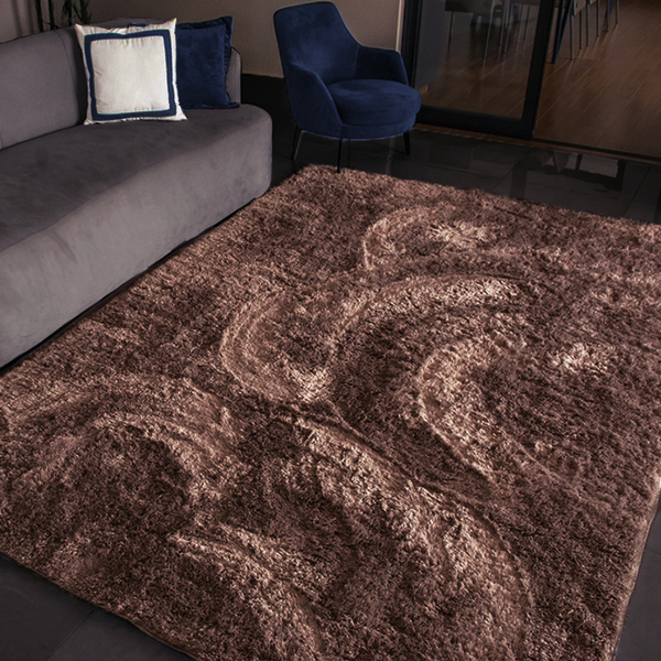 Tapete Para Sala E Quarto Aconchego - Casu 140x100cm Bege