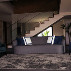 Tapete Para Sala E Quarto Aconchego - Casu 300x200cm Cinza