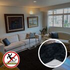 Tapete para Sala e Quarto Felpudo Casa Dona  140x200cm Preto