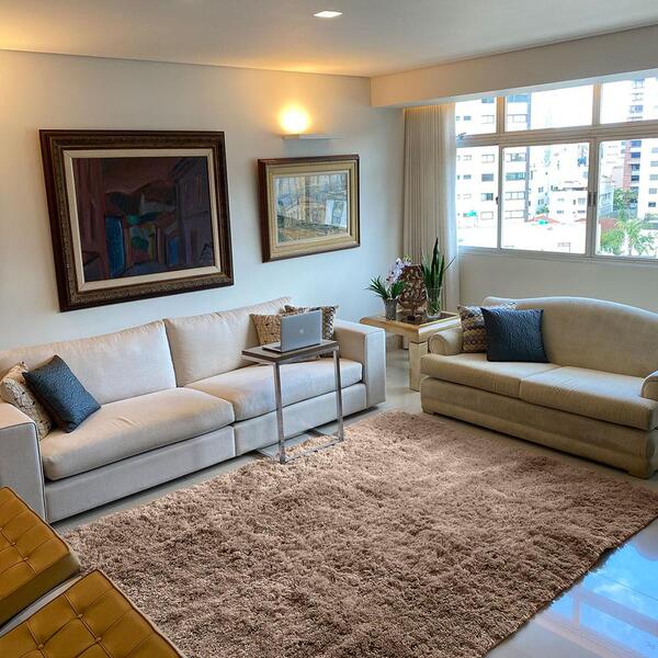 tapete para sala e quarto felpudo cronos casa dona 150x200 cm bege leroy merlin