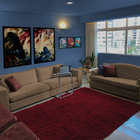 Tapete Para Sala E Quarto Felpudo Cronos Casu 140x100  Vermel