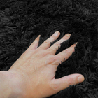 Tapete Para Sala E Quarto Felpudo Cronos Casu 140x100 Preto