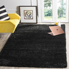 Tapete Para Sala E Quarto Felpudo Luxo Casen 200x240cm Preto