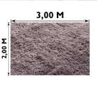 Tapete Para Sala E Quarto Felpudo Peludo Cronos 2,0 X 3,0m Ca