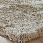 Tapete Para Sala E Quarto Peludo Luxo Casen 100x140cm Bege Go