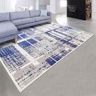 Tapete Para Sala Elegant Print 01 Azul 2,00x2,50m - Edantex