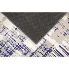 Tapete Para Sala Elegant Print 01 Azul 2,00x2,50m - Edantex