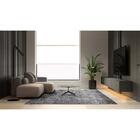 Tapete Para Sala Esplendor Cinza 1,00x1,40m Edantex