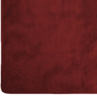 Tapete Para Sala Felpudo 140x100cm Peludo 4cm Casen Vermelho
