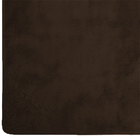 Tapete Para Sala Felpudo 140x100cm Peludo 4cm Marrom Casen