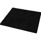 Tapete Para Sala Felpudo 200x140cm Peludo 40mm Casen Preto