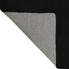 Tapete Para Sala Felpudo 200x140cm Peludo 40mm Casen Preto