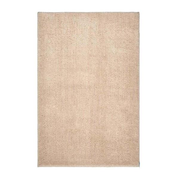 Tapete Para Sala Felpudo Plush 72 Bege 1,00x1,50m - J Serrano