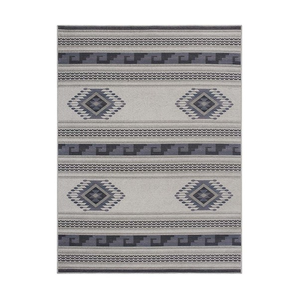 Tapete Para Sala Funcional Asteca 51 Cinza 1,50x2,00m