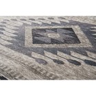 Tapete Para Sala Funcional Asteca 51 Cinza 1,50x2,00m