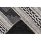 Tapete Para Sala Funcional Asteca 51 Cinza 2,00x2,50m