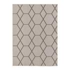 Tapete Para Sala Funcional Hexagonal 60 Areia 1,00x1,50m - J