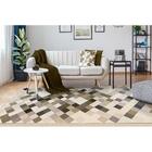 Tapete Para Sala Geo Print 04 Bege 1,40x2,00m - Edantex