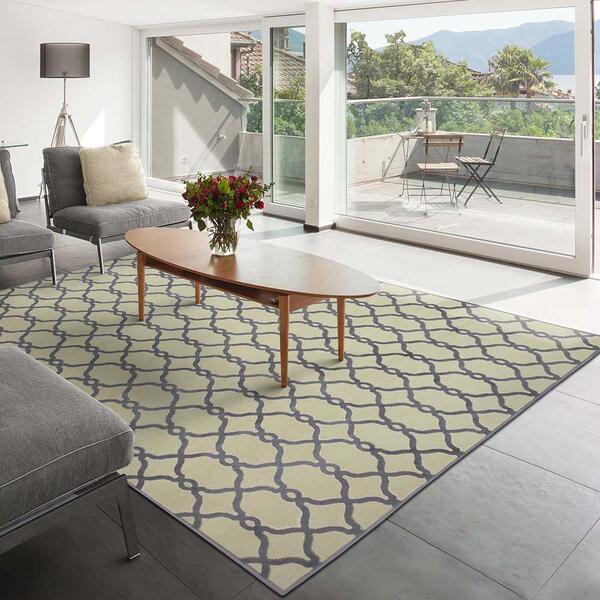 Tapete Para Sala Herat Adana Palha Bege 2,00x2,50m - Kriar Ta