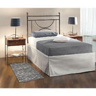 Tapete Para Sala Herat Tela Cinza 1,00x1,50m - São Carlos