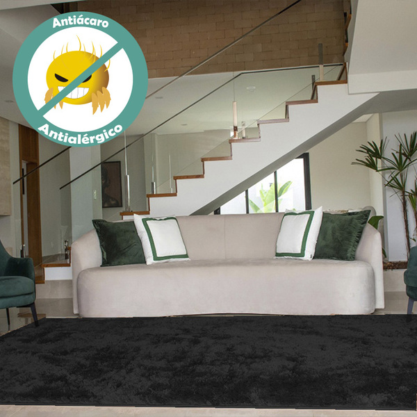 Tapete Para Sala Luxo Confort Felpudo Retangular Variedade Ca