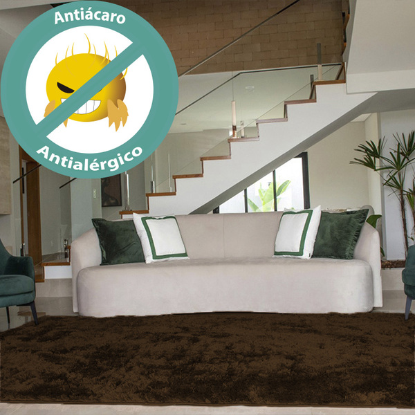 Tapete Para Sala Luxo Confort Felpudo Retangular Variedade Ca