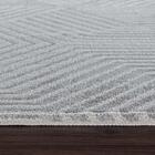 Tapete Para Sala Magnifique 05 Bege-cinza 2,00x2,50m - Edantex