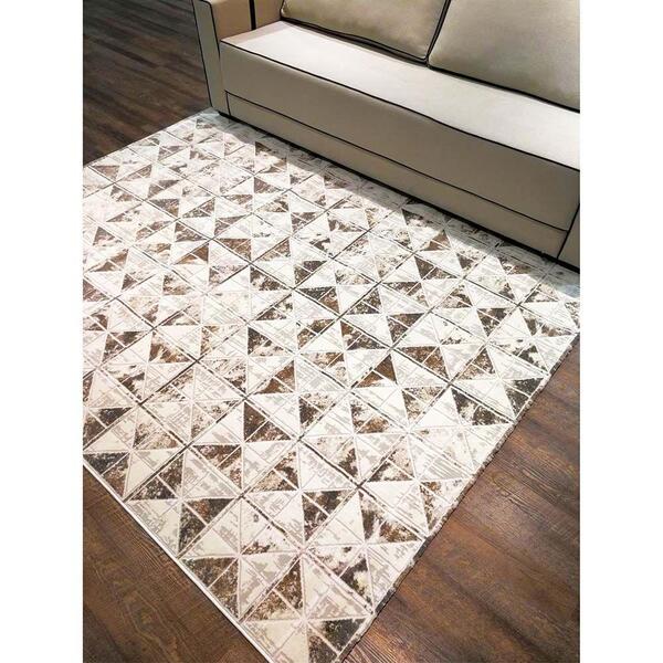 Tapete Para Sala Majestic 01 Bege 2,00x2,50m - Edantex