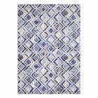 Tapete Para Sala Majestic 04 Azul 2,00x2,90m - Edantex