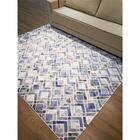 Tapete Para Sala Majestic 04 Azul 2,00x2,90m - Edantex