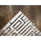 Tapete Para Sala Majestic 06 Cinza 1,00x1,40m - Edantex