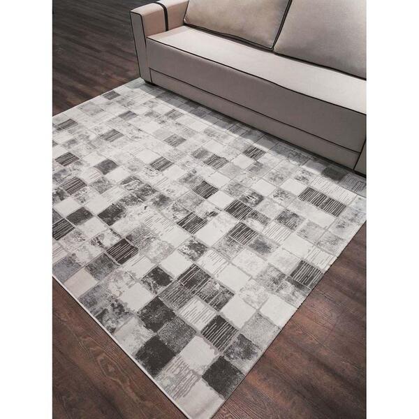 Tapete Para Sala Majestic 09 Cinza 2,50x3,00m - Edantex