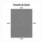 Tapete para Sala Marrom 2m x 1,5m Chocolate Antiderrapante