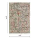 Tapete Para Sala New Colors Pratico Cinza 1,00x1,50m - São Ca