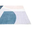 Tapete Para Sala Nordic 07 Bege E Rosê 1,40x2,00m - Edantex