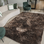 Tapete Para Sala Peludo 200x140 Marrom Mesclado Casen